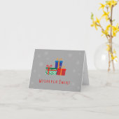 Wesołych Świąt kartka świąteczna Polnisches Weihna Karte (Gelbe Blume)