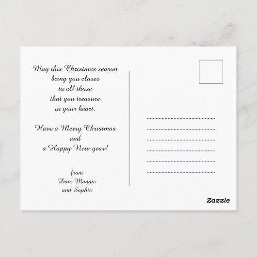 Wesolych Swiat - phantastischer Kaschubischer Weih Postkarte (Rückseite)