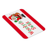 Wesolych Swiat Polnischer Weihnachtsmagnet Magnet (Rechte Seite)