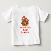Wesolych Swiat Polnisches Weihnachtsfest Baby T-shirt (Vorderseite)