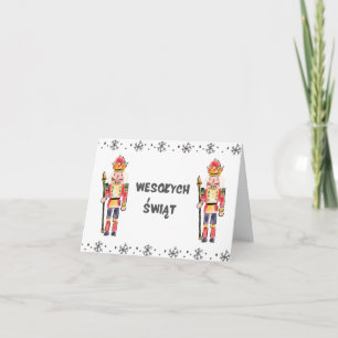 Wesołych Świąt Polnisches Weihnachtsfest Karte