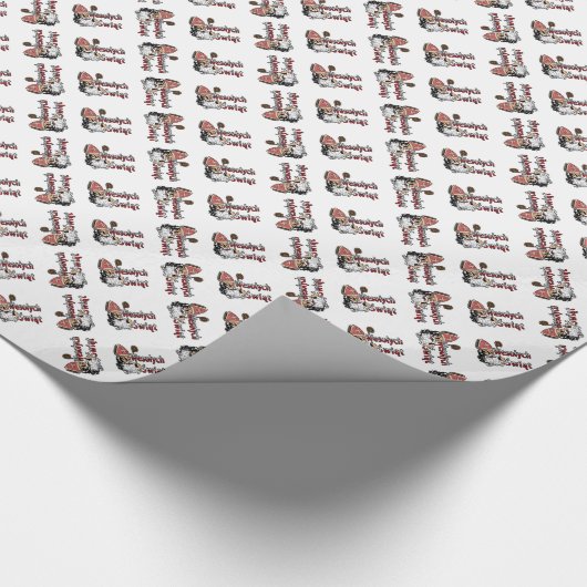 Wesolych Swiat St. Nicholas Geschenkpapier (Ecke)