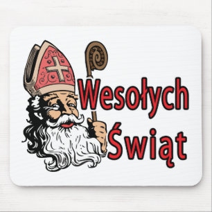 Wesolych Swiat St. Nicholas Mousepad