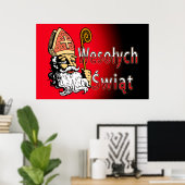 Wesolych Swiat St. Nicholas Poster (Heimbüro)