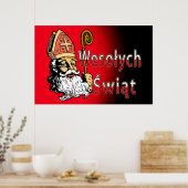 Wesolych Swiat St. Nicholas Poster (Küche)