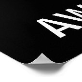 WESOMENESS-Poster Poster (Ecke)