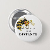 Wespe behalten button (Vorne & Hinten)