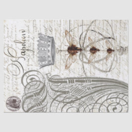 Wespe-Eintagsfliege-Skript Decoupage Gewebe Seidenpapier