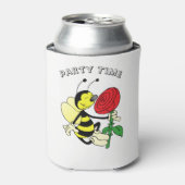 Wespe mit rote Rose Dosenkühler (Kanne Vorderseite)