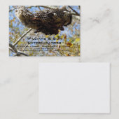 Wespe-Nest! Yikes! Visitenkarte (Vorne/Hinten)