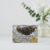 Wespe-Nest! Yikes! Visitenkarte (Stehend Vorderseite)