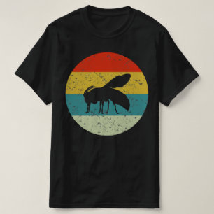 Wespe Retro Vintage Silhouette 70er T-Shirt