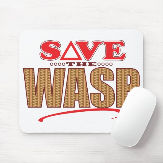 Wespe retten mousepad (Mit Mouse)