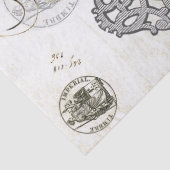 Wespe-Skript Decoupage Seidenpapier (Detail)