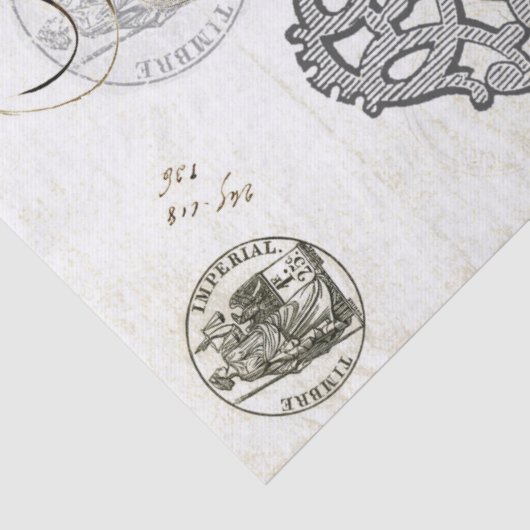 Wespe-Skript Decoupage Seidenpapier (Detail)