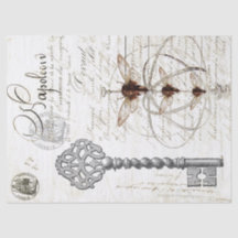 Wespe-Skript Decoupage Seidenpapier