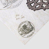 Wespe-Skript Decoupage Seidenpapier (Detail)