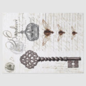 Wespe-Skript Decoupage Seidenpapier (Vorderseite)