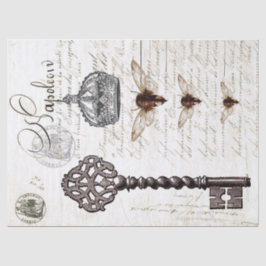 Wespe-Skript Decoupage Seidenpapier