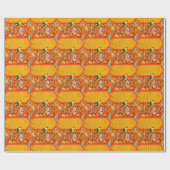 Wespen Graffiti-Wand Geschenkpapier (Flach)