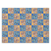 Wespen-Patchwork-Textilmuster Tischdecke (Vorderseite (Horizontal))