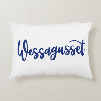 Wessagusset Dainty Scripts Pillow Dekokissen