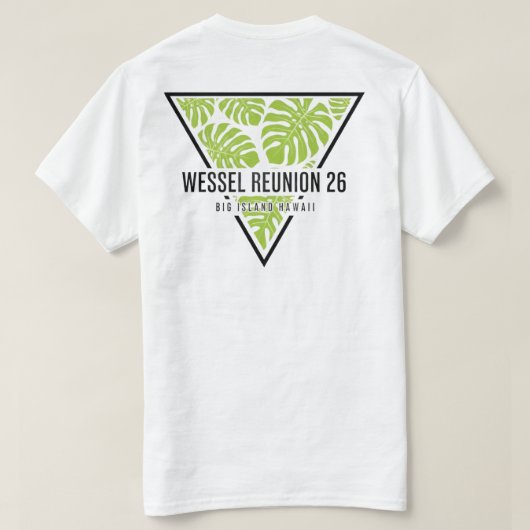 WESSEL REUNION 2026  T-Shirt (Design Rückseite)