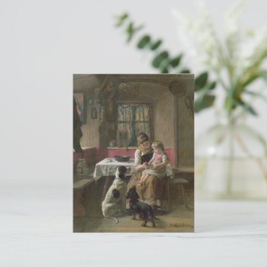 Wessen Abendessen ist es? Postkarte (Stehend Vorderseite)