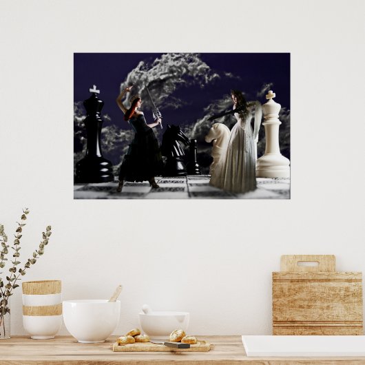 Wessen Bewegung? -Gestalted Poster (Küche)