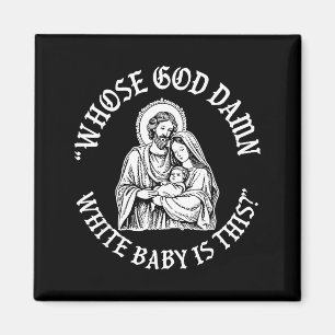 Wessen Gott weiß Baby ist dieses lustige Weihnacht Magnet