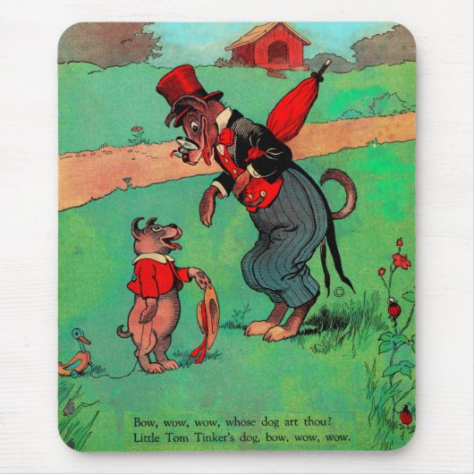 Wessen Hund bist du? Mousepad (Vorne)