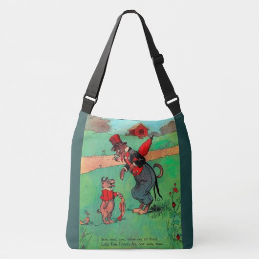 Wessen Hund bist du? Tragetaschen Mit Langen Trägern (Vorderseite)