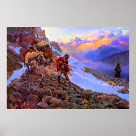 Wessen Meat Man gegen Grizzy Charles Marion Russel Poster