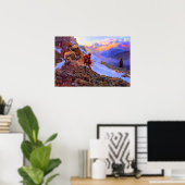 Wessen Meat Man gegen Grizzy Charles Marion Russel Poster (Heimbüro)