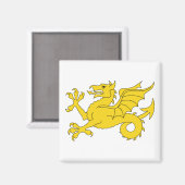 Wessex Dragon Magnet (Vorderseite/Rückseite)