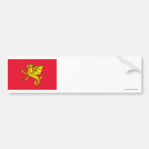 Wessex Flagge Autoaufkleber