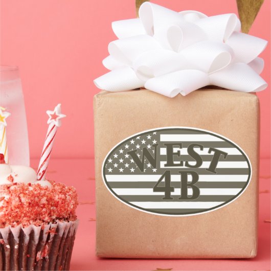 West 4B Aufkleber (Party)