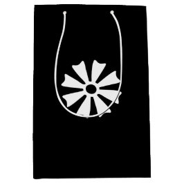 West African Adinkra Symbol (Weisheit) Mittlere Geschenktüte