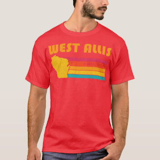 West Allis Wisconsin Vintag Distressed Souvenir T-Shirt