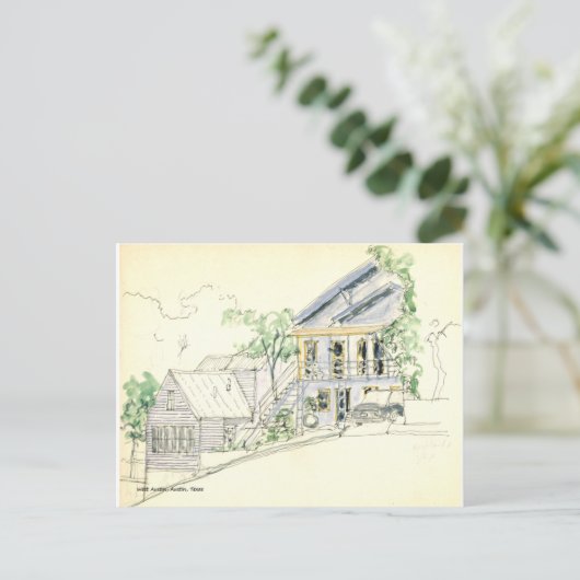 West Austin, Austin, Texas Postkarte (Stehend Vorderseite)
