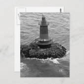 West Bank Lighthouse Postkarte (Vorne/Hinten)