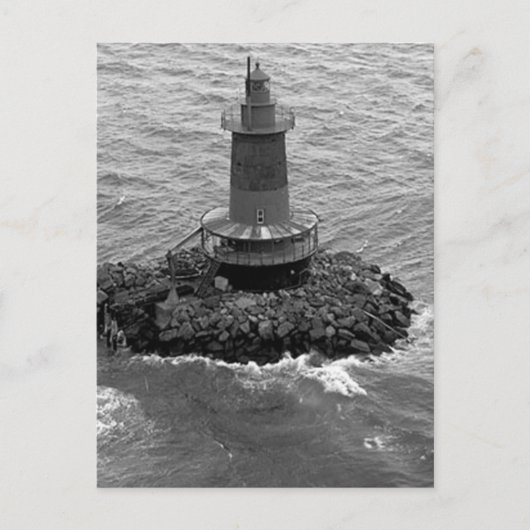 West Bank Lighthouse Postkarte (Vorderseite)