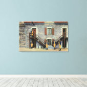 West Barracks, Ethan Allen Treppengescene Leinwanddruck (Insitu (Holzboden))