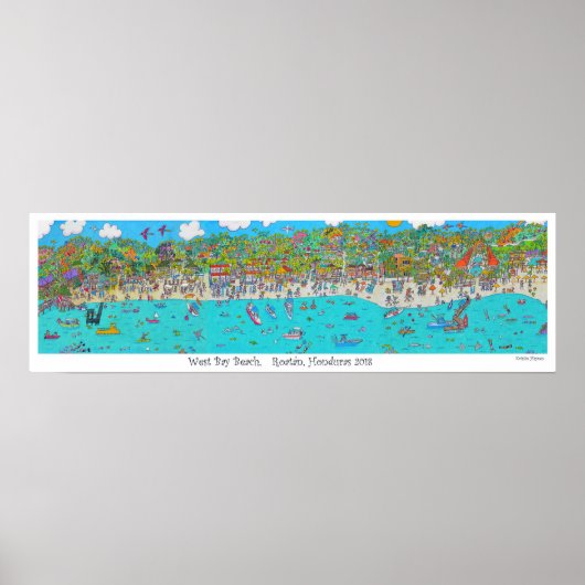 West Bay Beach Poster (Vorne)