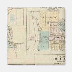 West Bend, Port Washington, Hartford und Horicon Magnet