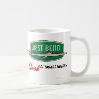 West Bend "Shark"-Außenborder-Motoren 325-ml-Tasse Kaffeetasse