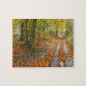 West Berkshire Path im Herbstpuzzle Puzzle (Horizontal)