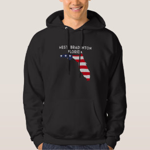 West Bradenton Florida USA Staat Amerika Reise Fl Hoodie