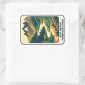 West Branch Farmington River Connecticut Colors Rechteckiger Aufkleber (Tasche)