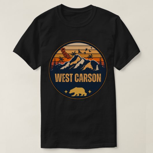 West Carson, Kalifornien T-Shirt (Design vorne)